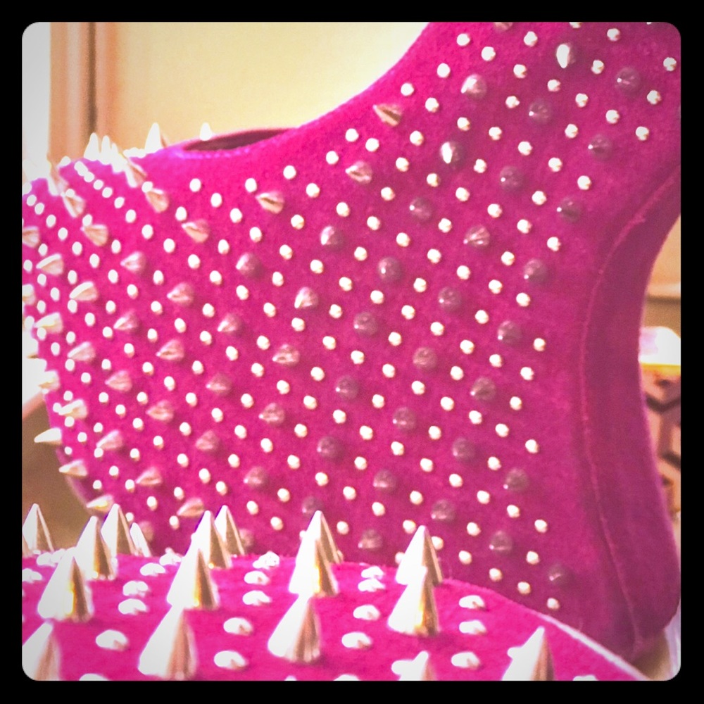 Jeffrey Campbell Rare spiked platforms. PRICKLY - Picture 2 of 8